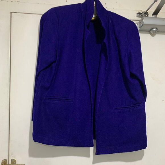 VINTAGE OPEN FRONT WOOL JACKETS SIZE S - Picture 10 of 13